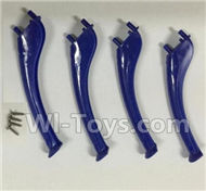 SYMA X5S X5SW X5SC Parts-57 Landidng skid,Tripod(4pcs)-Blue For SYMA X5S X5SC X5SC Quadcopter UFO parts